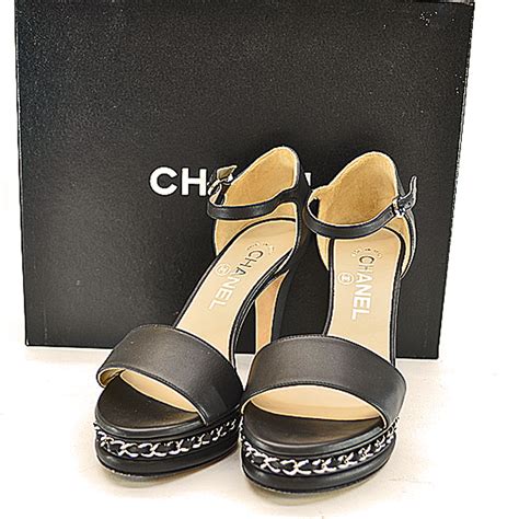 chanel black sandals price|Chanel sandals price.